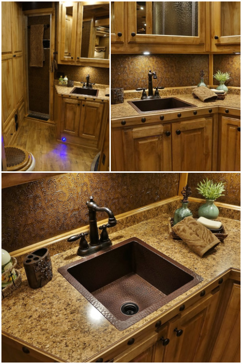 SoLuna Copper Prep Sink